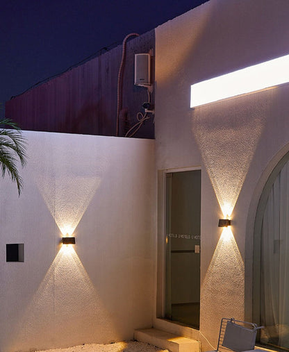 Skorter | SolarRay – Sleek Solar Wall Lamp for Stylish Exteriors