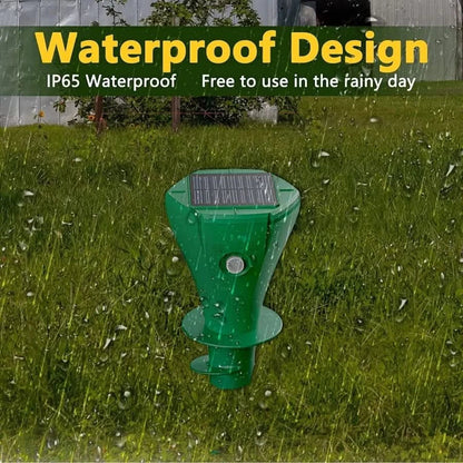 Skorter | SOLAR MOLE REPELLER – Solar-powered mole repellent with 3 vibration modes & IP65 for effective garden protection