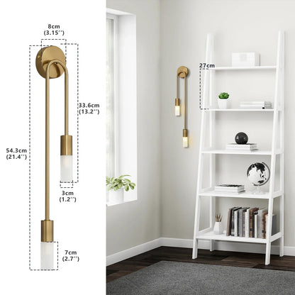 Skorter | Modern Wall Lamp in Gold