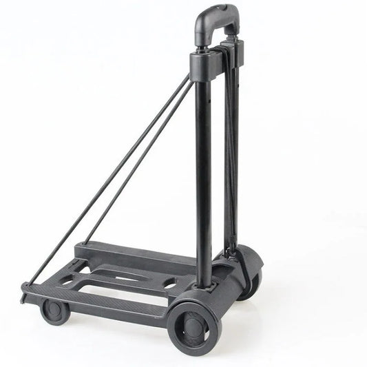 Skorter | Folding Portable Hand Truck with 2 or 4 Wheels Adjustable Pull Rod – CarryFlex