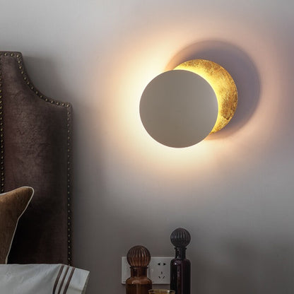 Skorter | SolGlow Solar Eclipse LED Wall Light | Modern Mood Light | Elegant Wall Lamp for Living Room & Bedroom