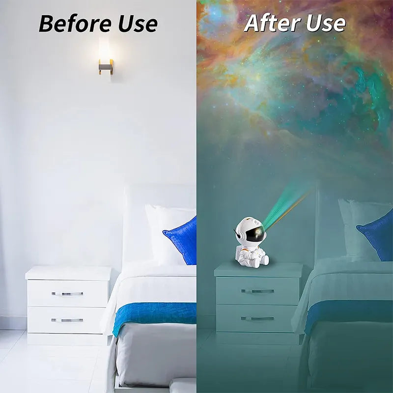 Skorter | Astronaut LED Projector, Galaxy, Stars, Sky