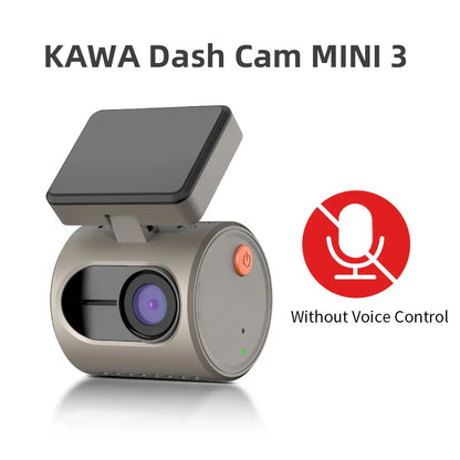 Skorter | 2K Mini Dash Cam with WiFi - Voice Control - Night Vision & WDR