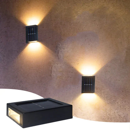 Skorter | Waterproof LED Solar Wall Light: Up and down light for balcony, garden, street and landscape