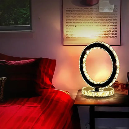 Skorter | AmbientShine | Modern Crystal Table Lamp