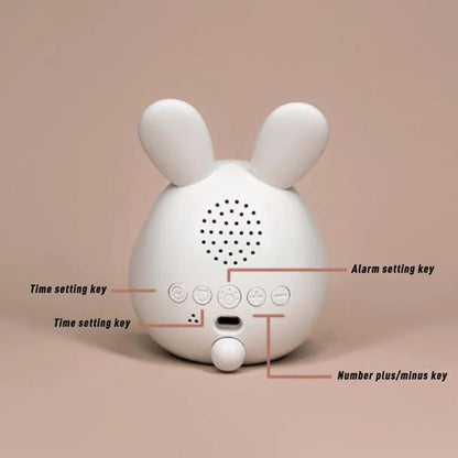 Skorter | WakkerKonijn – Kids alarm clock with LED night light and playful rabbit design