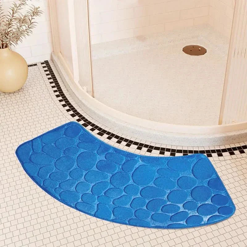 Skorter | Curved Non-Slip Bathroom Mat with Ergonomic Design