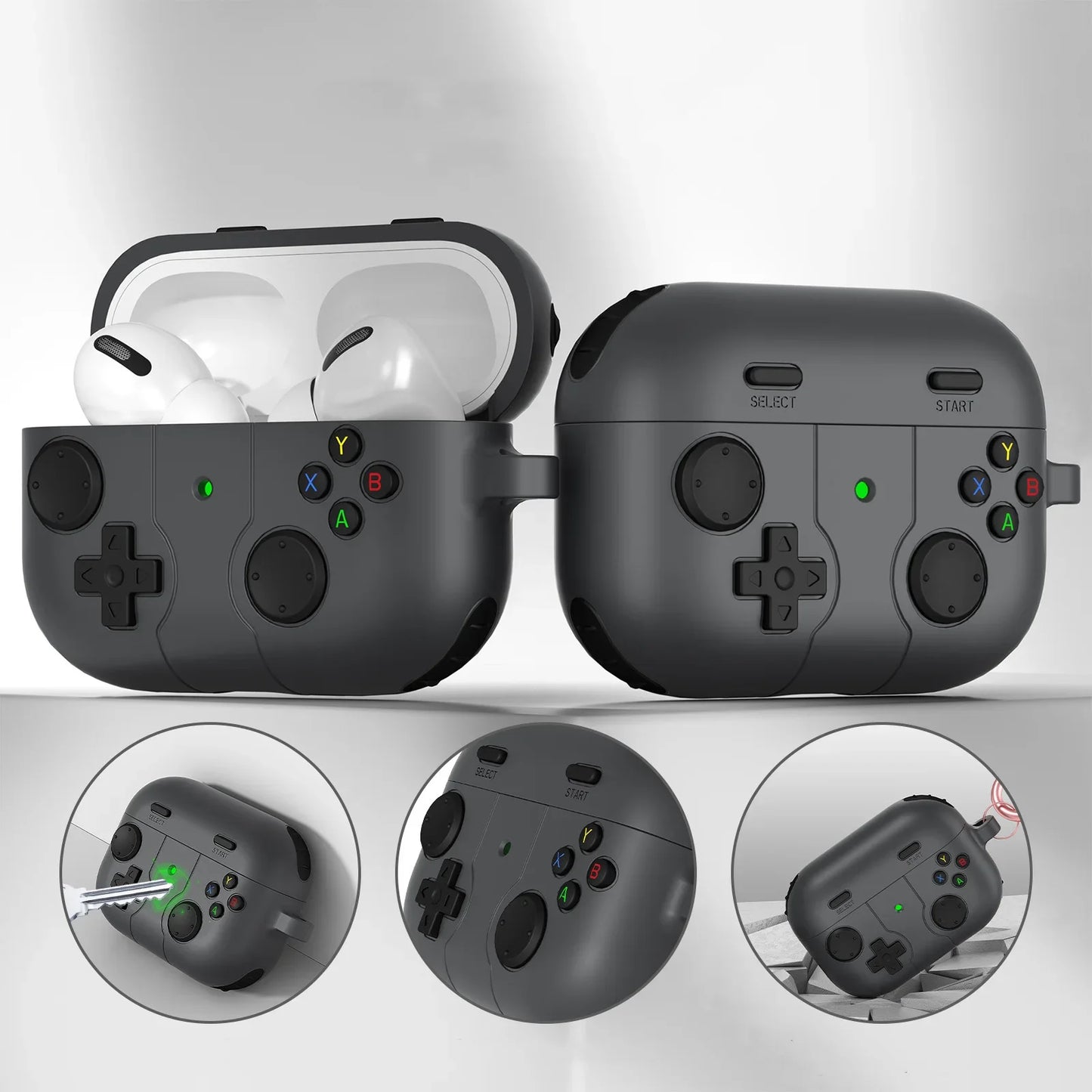Skorter | 3D Gamepad Soft Case Cover for AirPods Pro/1/2/3
