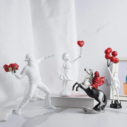 Skorter | Banksy inspired sculpture collection