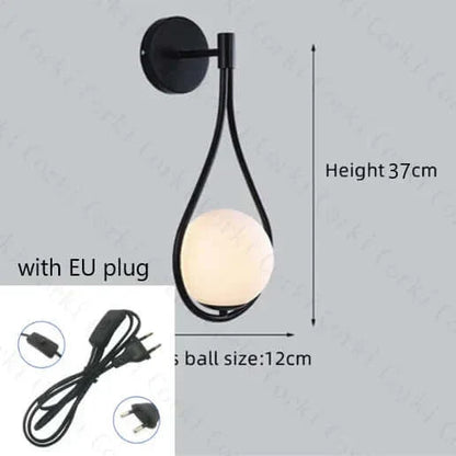 Skorter | Drop Luxury Glass Ball Wall Light