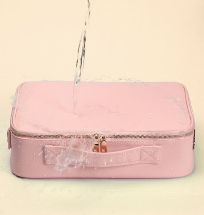 Skorter | Portable Travel Makeup Case with LED Mirror & Adjustable Light