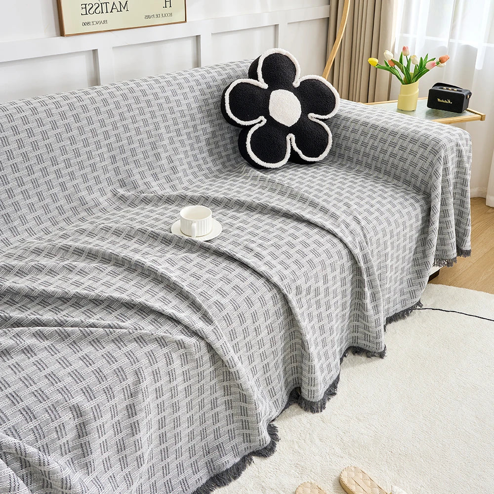 Skorter | DualComfort Reversible Sofa Cover – Stylish, Washable Couch Protector for 3–4 Seater Sofas