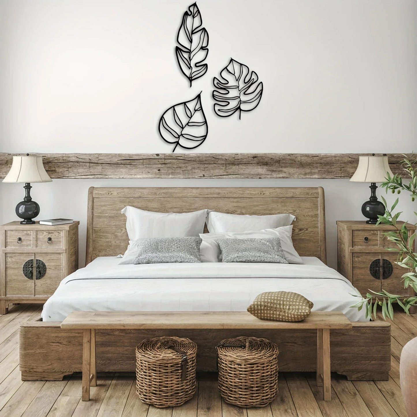 Skorter | Botanical Leaves Metal Wall Decoration