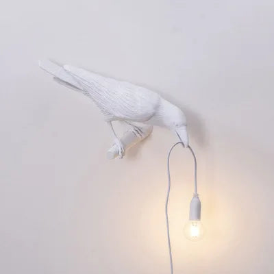 Skorter | Modern Lucky Bird Table Lamp – Creative Resin Animal Design for Bedroom and Living Room