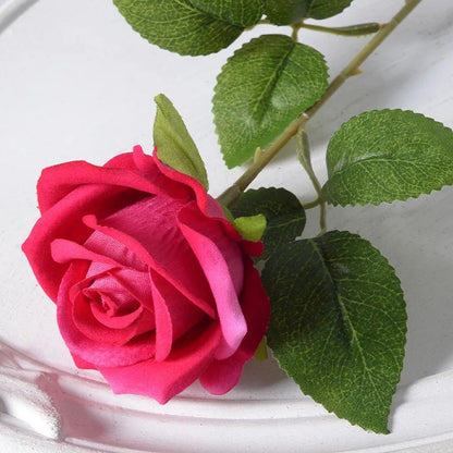 Skorter | 20 pieces Realistic Velvet Silk Rose Bouquet