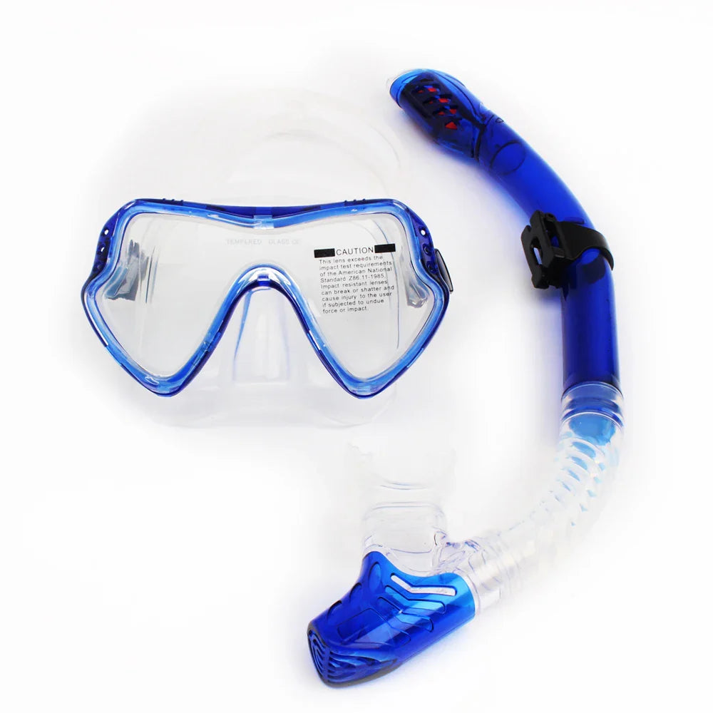 Skorter | Adult Unisex Snorkel Diving Mask Set with Goggles