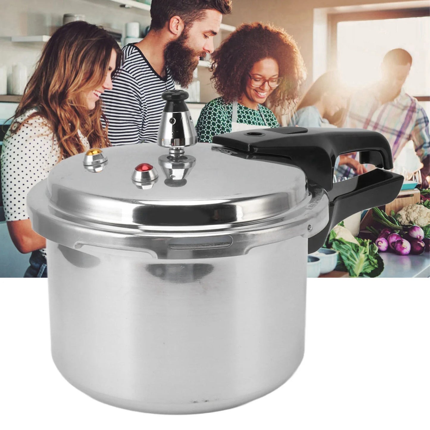 Skorter | 3L Aluminium Alloy Pressure Cooker for Gas Stove