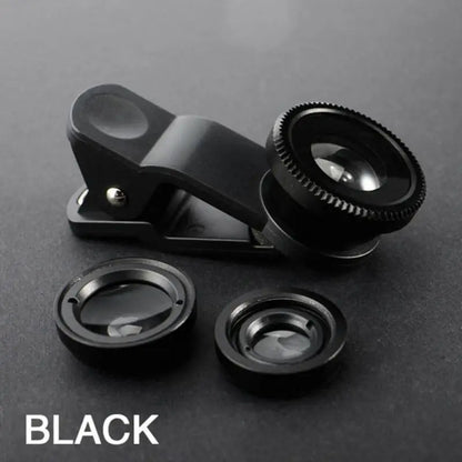 Skorter | 3-in-1 Fisheye Phone Lens Wide Angle Macro Kit