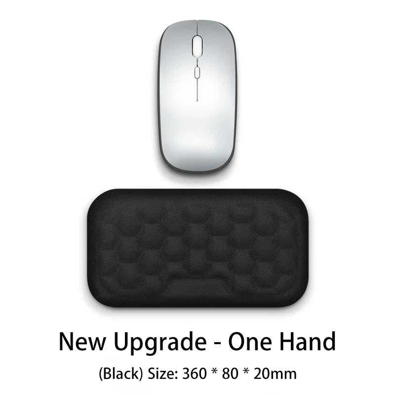 Skorter | Ergonomic Memory Foam Wrist Rest Mouse Pad - Office Typing & Notebook Support