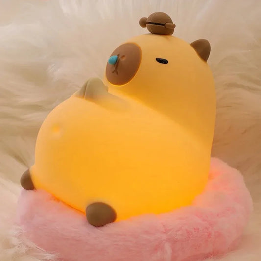 Skorter | Meditating Capybara Night Light - LED Touch Sensor Lamp
