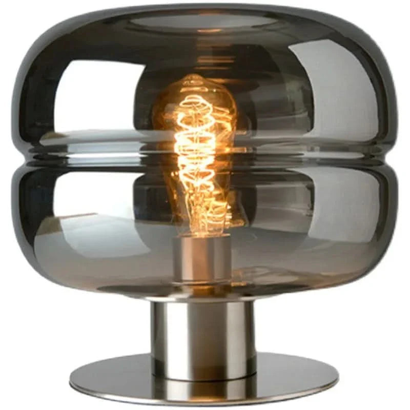 Skorter | Scandinavian Glass Table Lamp – AuroraForm E27