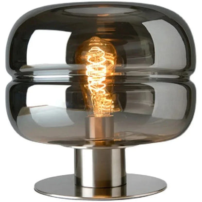 Skorter | Scandinavian Glass Table Lamp – AuroraForm E27