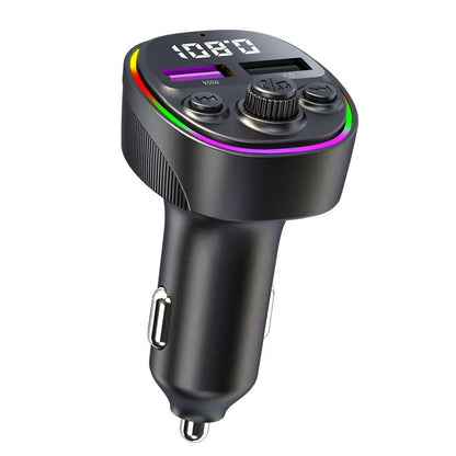 Skorter | Bluetooth 5.0 FM Transmitter Car Kit with Fast Charge Cable