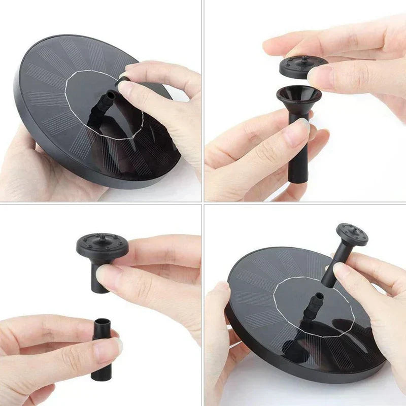 Skorter | SolarSpring Vital Solar Fountain | Floating Pond Pump | Garden Decoration | Solar Water Feature for Outdoors