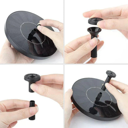 Skorter | SolarSpring Vital Solar Fountain | Floating Pond Pump | Garden Decoration | Solar Water Feature for Outdoors