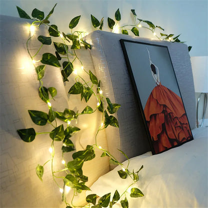 Skorter | Artificial Vine Plants with LED Lights for Hanging