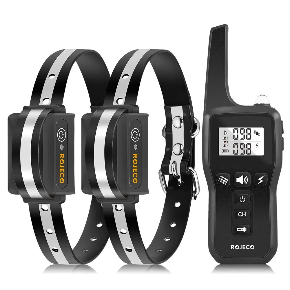 Skorter | 1000m Dog Training Collar – Waterproof, Rechargeable with Remote Control for Small, Medium & Large Dogs