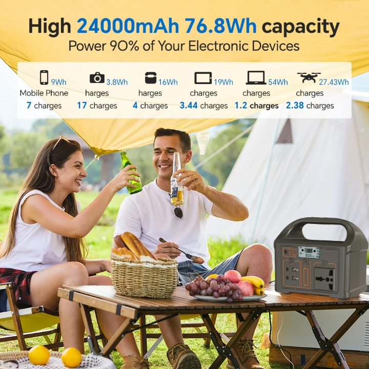 Skorter | 100W 24,000mAh Portable Power Station with LiFePO4 Battery – PowerGo