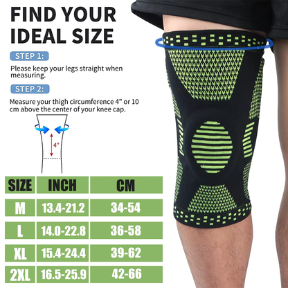 Skorter | FlexiKnee Compression Brace – Supportive Knee Brace for Pain, Swelling & Stiffness