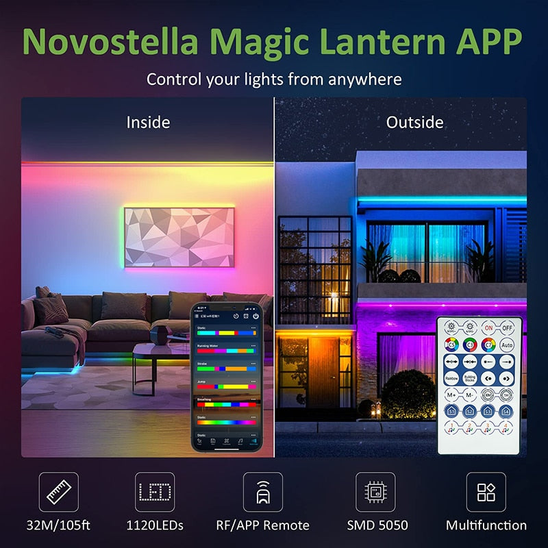 Skorter | 1M-20M RGB LED Light Strip 5V LED