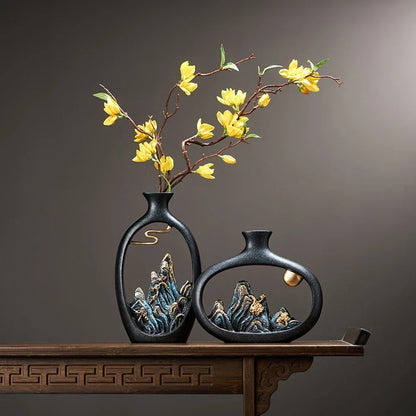 Skorter | Minimalism Mountain Stone Vase