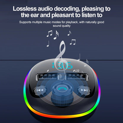 Skorter | Bluetooth Car FM Transmitter with Dual USB Charger