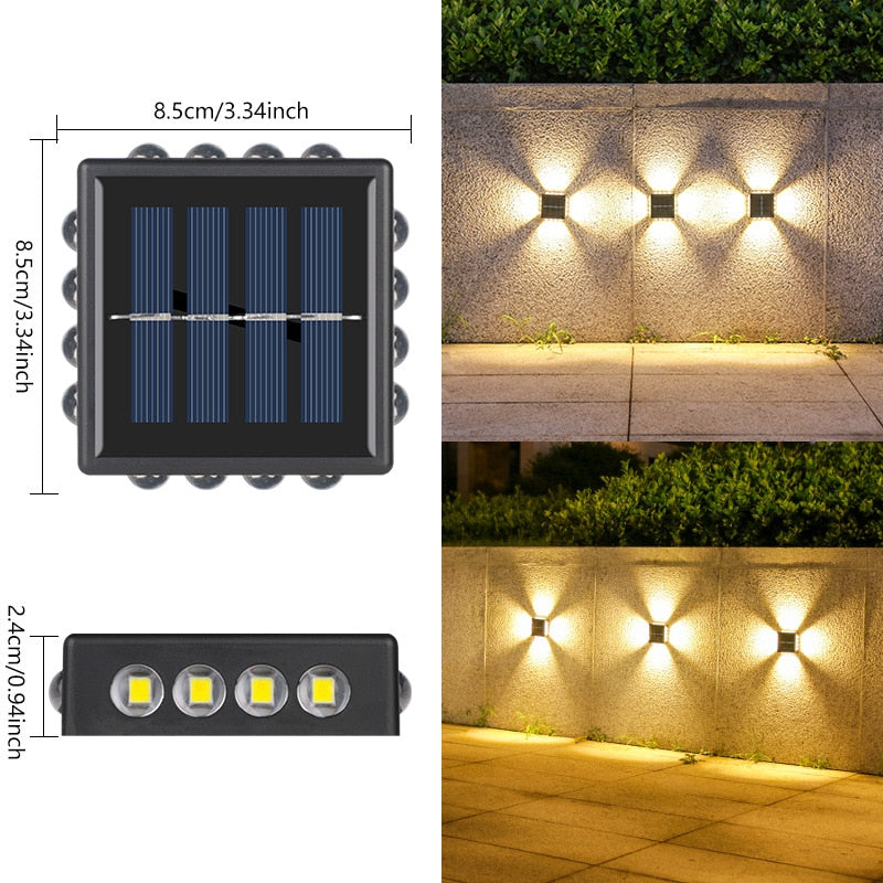 Skorter | SolarVibe – Sustainable Solar Wall Light for Modern Outdoors