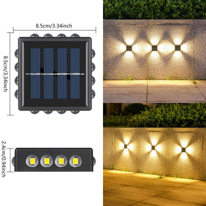 Skorter | SolarVibe – Sustainable Solar Wall Light for Modern Outdoors
