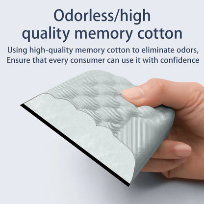 Skorter | Ergonomic Memory Foam Wrist Rest Mouse Pad - Office Typing & Notebook Support