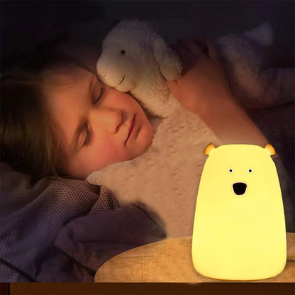 Skorter | Bjørn LED Night Lamp - Touch Sensor Bed Light for Children