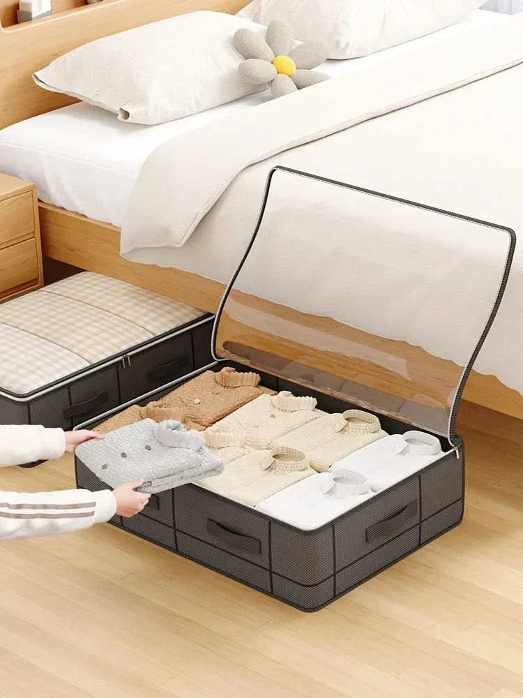 Skorter | FOLDABLE STORAGE BOX – Foldable storage box with transparent design for clothing, toys & everyday items
