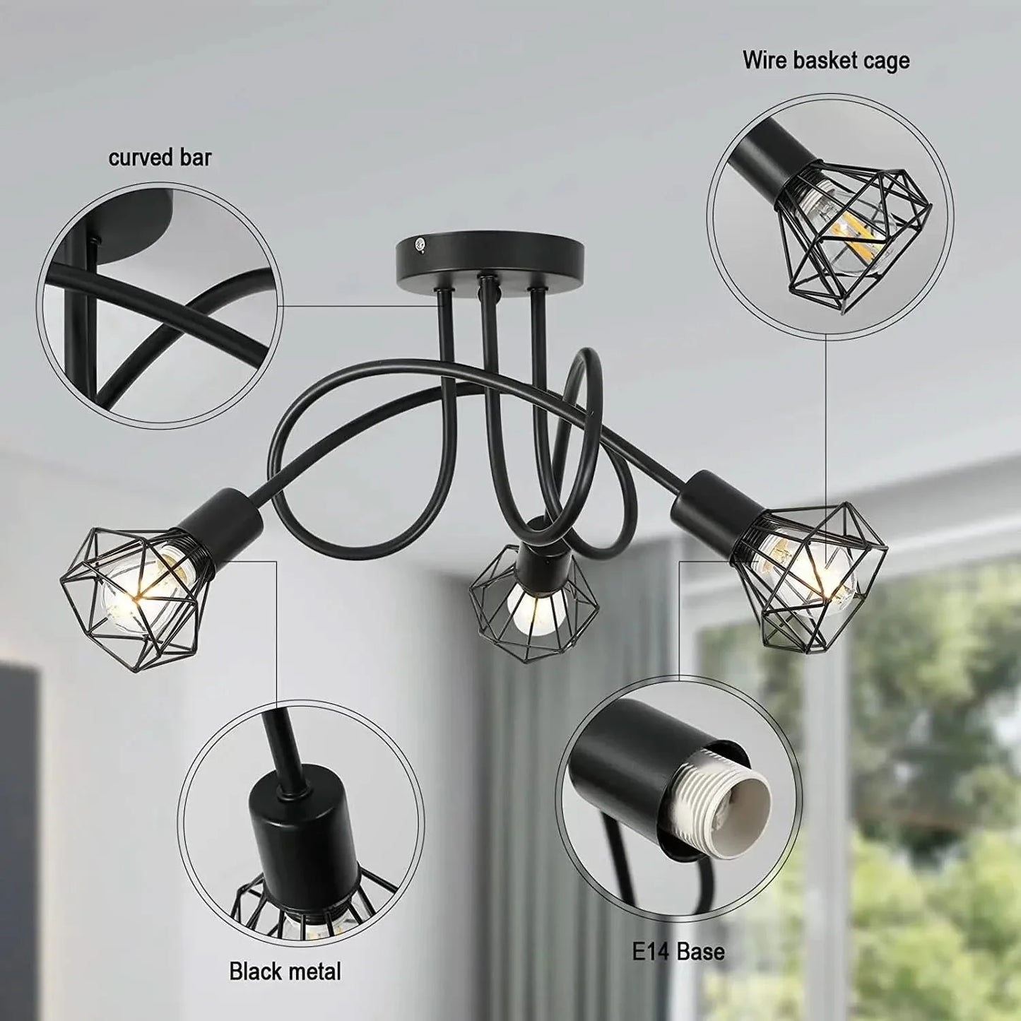 Skorter | FELORA – Modern ceiling light