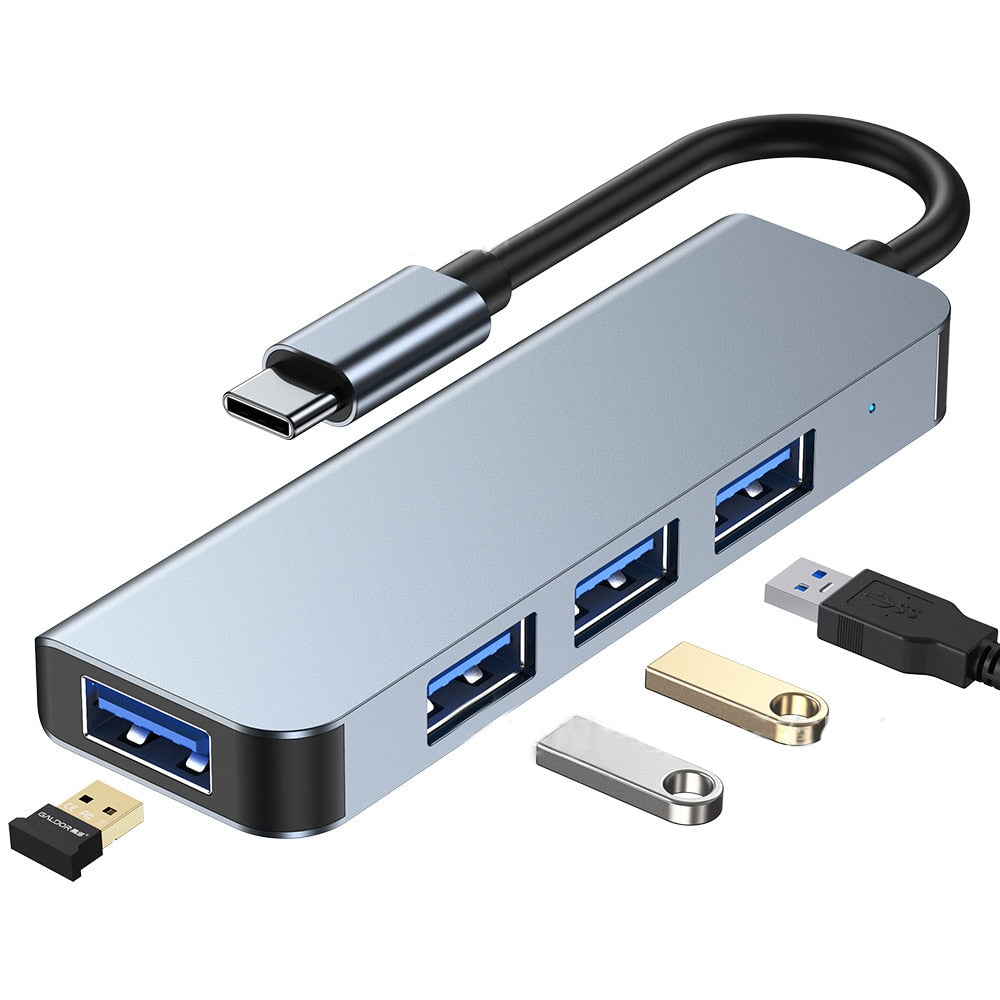 Skorter | Thunderbolt 3 USB-C Hub with HDMI, PD, SD/TF for MacBook Air M1 and iPad Pro
