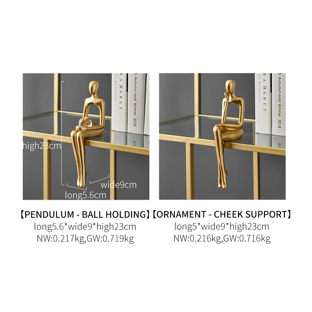 Skorter | Modern Figurines Abstract Home Decor Sculpture