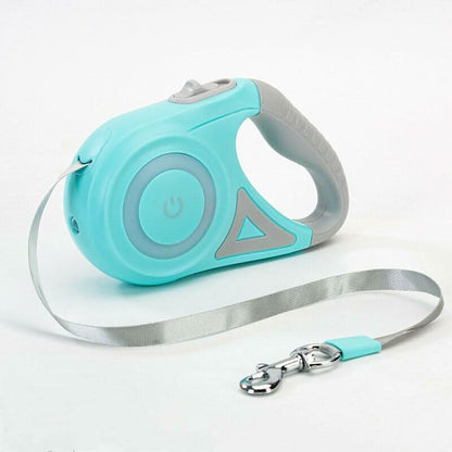 Skorter | AutoLeash Glow – Automatic dog leash with LED light for walks during day & night