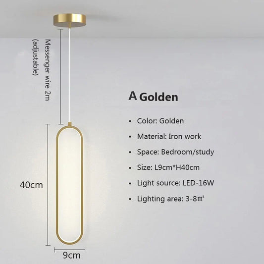 Modern Minimalist LED Pendant Light Chandelier