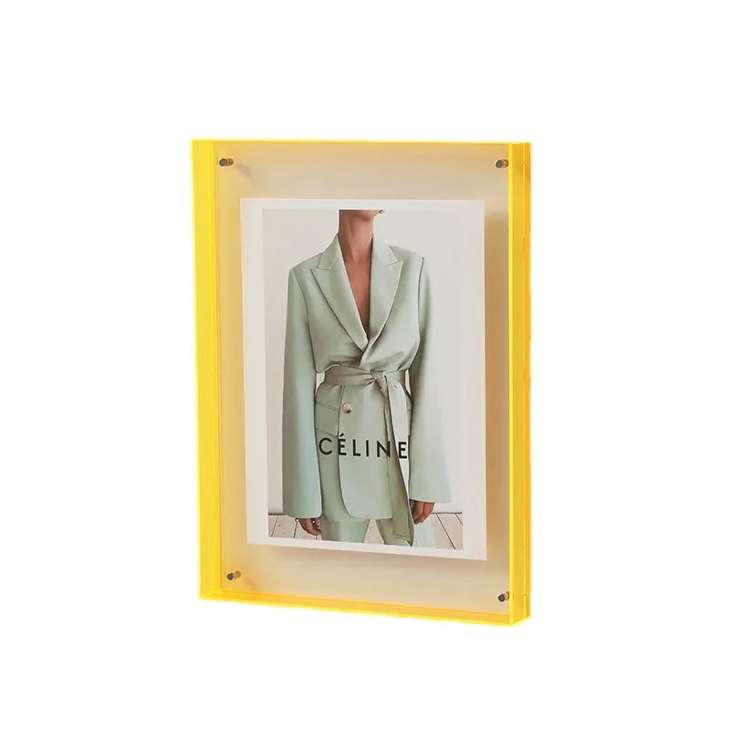 Skorter | Dubbelsidig fotoram i akryl