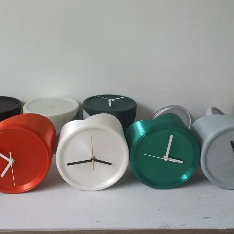 Skorter | SilentCorner - Silent Wall Clock without Drilling for Corners in the House