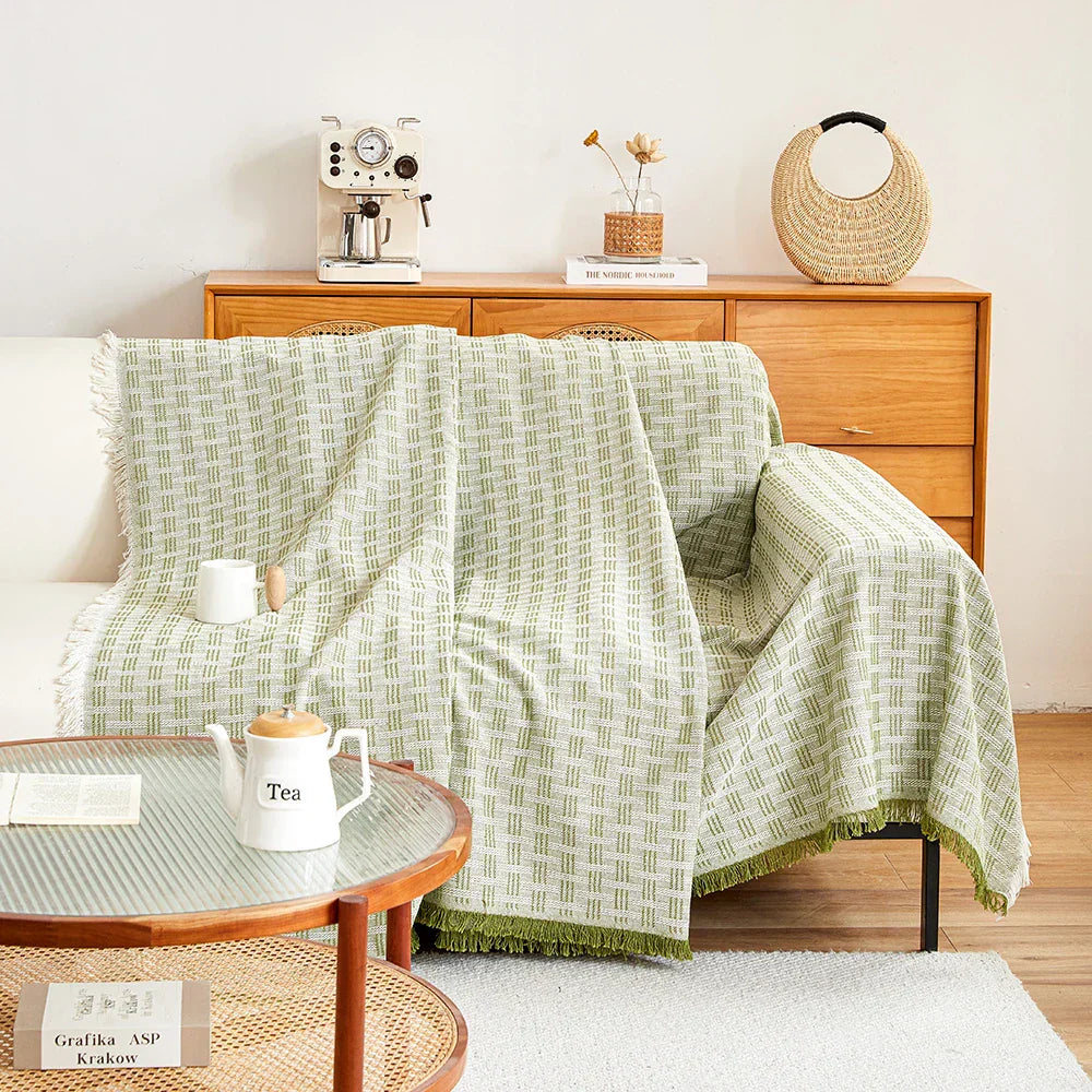 Skorter | DualComfort Reversible Sofa Cover – Stylish, Washable Couch Protector for 3–4 Seater Sofas