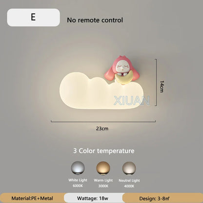 Skorter | KinderDroom - LED Children's Room Water Lamp with Cartoon Animal Design